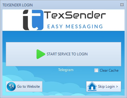 TexSender bulk Telegram message sender software for Windows